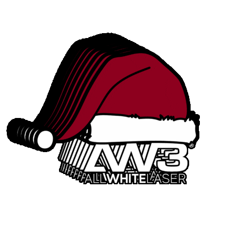 Christmas Santa Sticker by AllWhite Laser AW3®