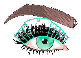 Emerald Lashes Chicago Sticker