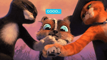 Happy All In GIF by Puss In Boots