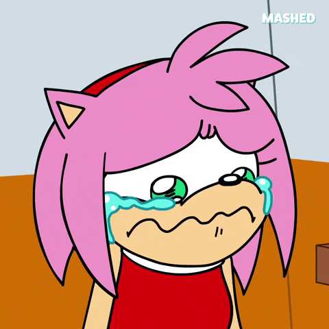 Sad Sonic The Hedgehog GIF by Mashed