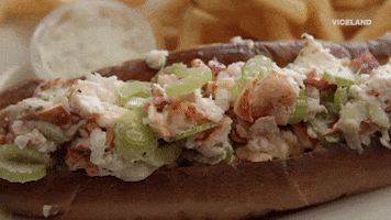 Lobster Roll Food GIF by F*CK, THAT'S DELICIOUS