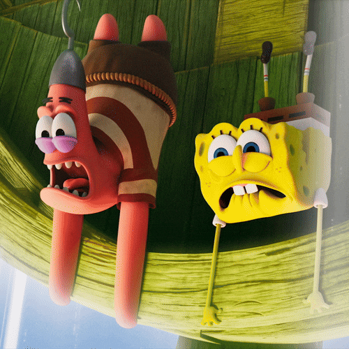 Spongebob And Patrick GIF by The SpongeBob Movie: Search for SquarePants