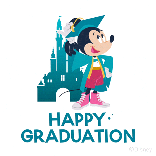 Celebrate High School Graduation GIF by Hong Kong Disneyland