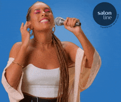 Singer Singing GIF by Salon Line