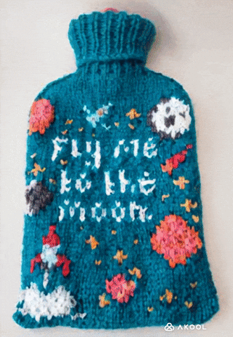 To The Moon Space GIF by TeaCosyFolk