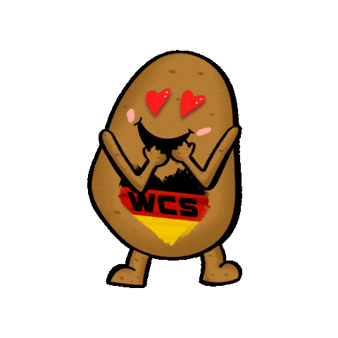 Potato Deutschland Sticker by WCS Germany