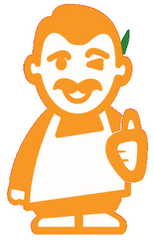 Orange Blink Sticker by Kinko Uruguay