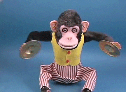 Monkey-cymbals GIFs - Get the best GIF on GIPHY