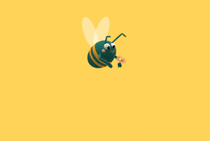 Vegan Bee GIF by Greenweez