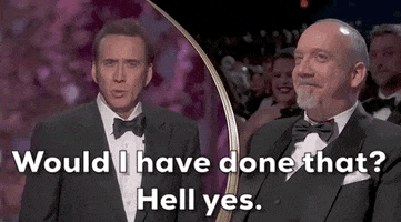 Nicolas Cage Oscars GIF by The Academy Awards
