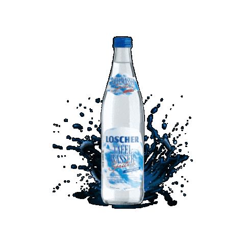 Wasser Sticker by Brauerei Loscher