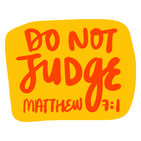 Jesus Do Not Judge Sticker