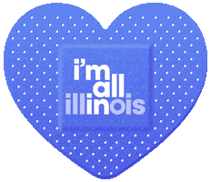 All In Heart Sticker by @allinillinois