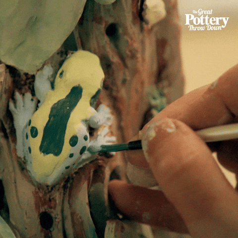 Art Decorate GIF by The Great Pottery Throw Down