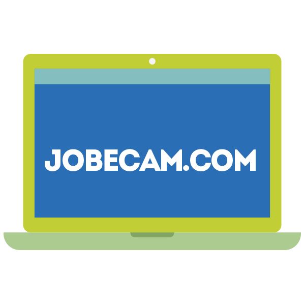 Computer Job Sticker by Jobecam