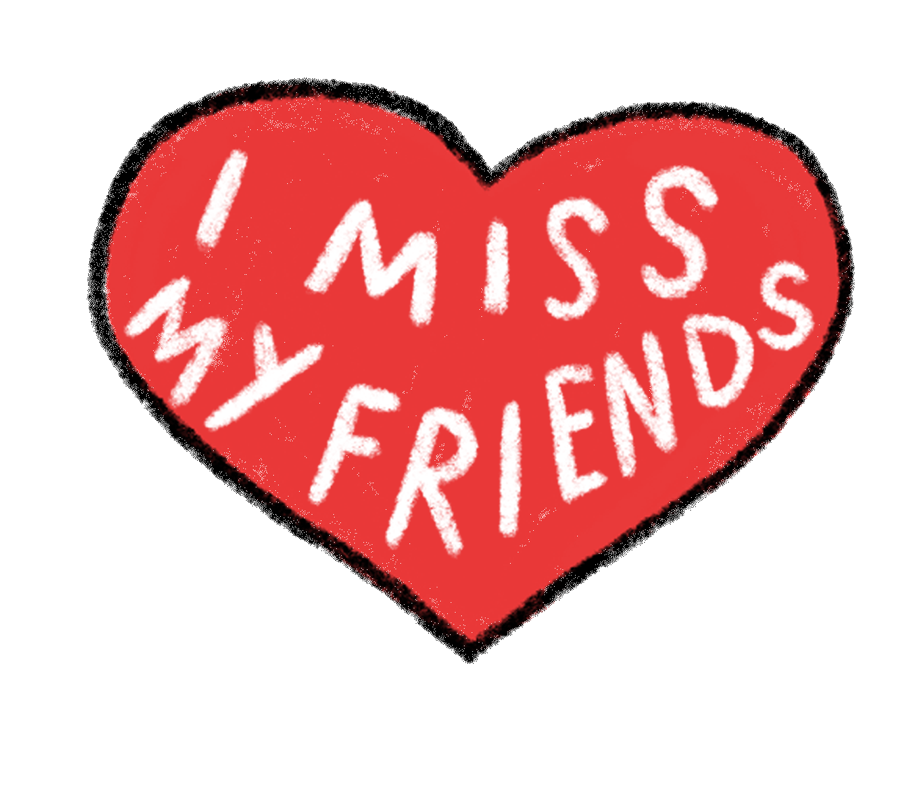 Miss You Heart Sticker By Art Baby Girl For Ios Android Giphy