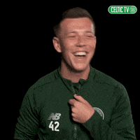 Scottish Football Laughing GIF by Celtic Football Club