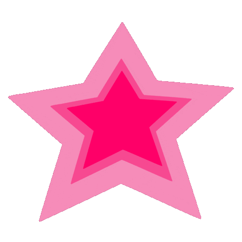 Pink Star Sticker