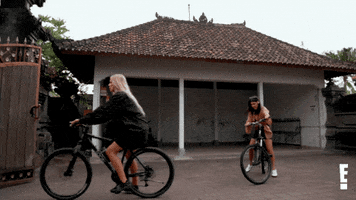 keeping up with the kardashians bikes GIF by E!