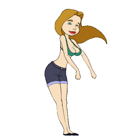 Dancing Girl Sticker