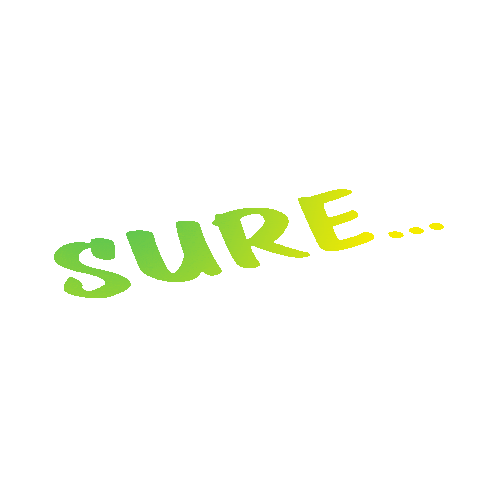 Sure Sticker by Cinemorama for iOS & Android | GIPHY