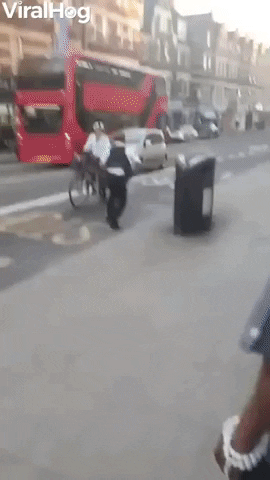 Police Officer Fails To Lay Spike Strip GIF by ViralHog