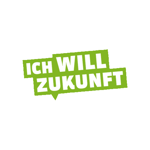 Jungegrüne Sticker by Ich will Zukunft