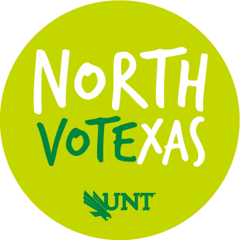North Texas Vote Sticker by University of North Texas