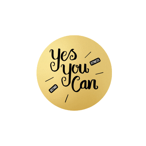 You Can Do It Yes Sticker by Defin8 Fitness