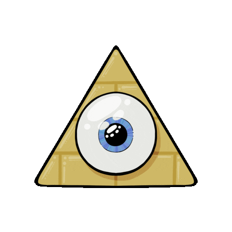 Blink Illuminati Sticker by NickMarsh