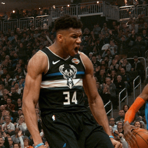 Excited March Madness GIF by Milwaukee Bucks - Find & Share on GIPHY