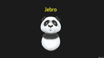Vreal creepy panda vreal GIF