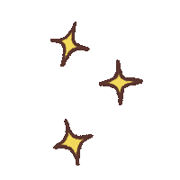 Stars Glitter Sticker