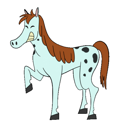 Horse Pony Sticker by Alex Phillip