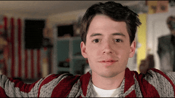 ferris bueller film GIF by Hollywood Suite
