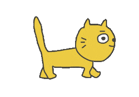 Cat Walk Sticker