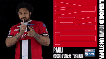 Super League Try GIF by Salford Red Devils