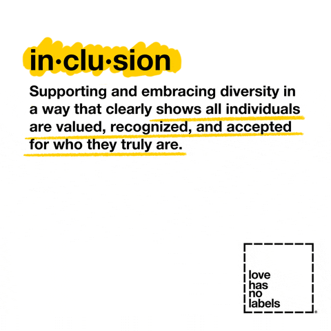 Diversity Inclusion GIF by Love Has No Labels - Find & Share on GIPHY