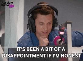 Disappointed GIF by AbsoluteRadio