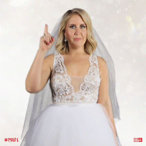 point up channel 9 GIF by Married At First Sight Australia