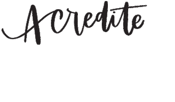 Lettering Acreditar Sticker by CORTEX