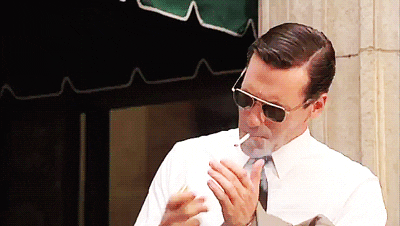 Mad-men-smoking GIFs - Get the best GIF on GIPHY
