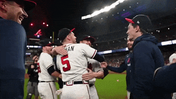 Atlanta Braves Hug GIF by MLB