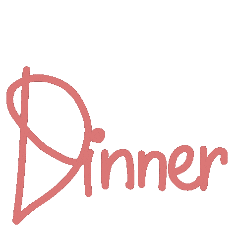 Dinner Time Sticker