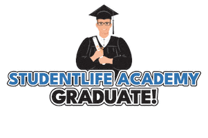 Graduate Sticker by studentlifeacademy
