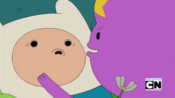 Adventure Time Kiss GIF