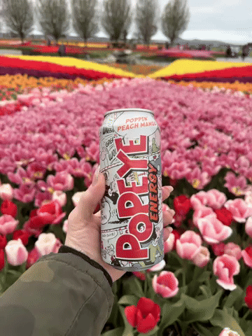 Energy Drink Peach GIF by Popeye Energy
