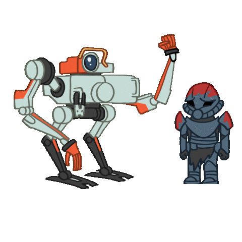 Angry Robot Sticker by Bethesda