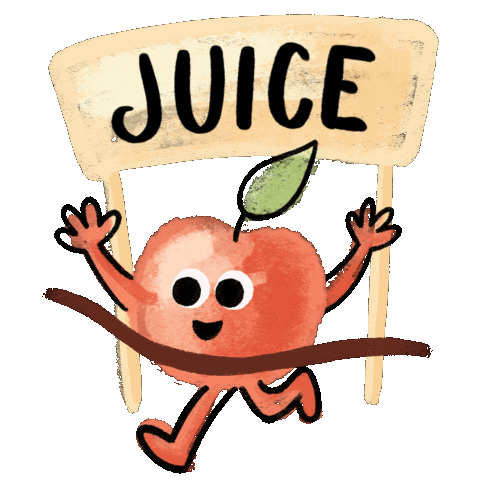 Apple Juice Sticker by Gabe