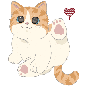 Cat Love Sticker by Kenangan Coffee